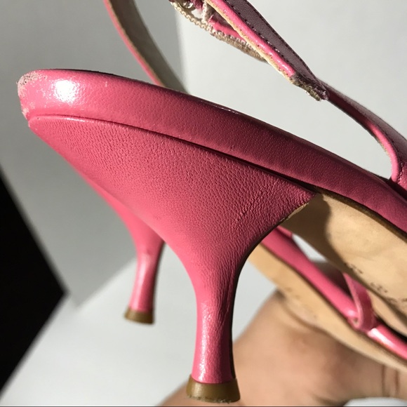 Womens Coach Pink Kitten Heels Charli Size 8 - Picture 5 of 8